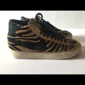 nike blazer zebra print